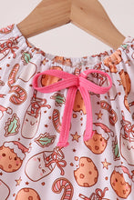 Red milk cookie bamboo dress