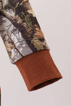 Camouflage tree pocket romper
