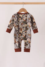 Camouflage tree pocket romper