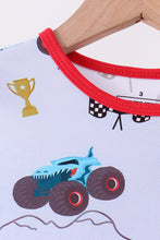 Blue Racing Car Bamboo Pajama Set - ARIA KIDS
