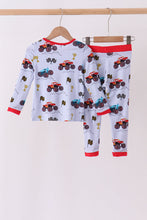 Blue Racing Car Bamboo Pajama Set - ARIA KIDS