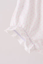 Pink nutcracker embroidery ruffle bloomer set - ARIA KIDS