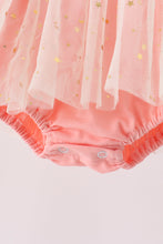 Pink gingerbread sequin tulle bubble - ARIA KIDS