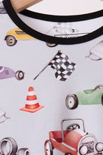 Black Racing Bamboo Pajama Set