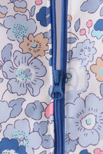 Blue Floral Ruffle Raincoat - ARIA KIDS