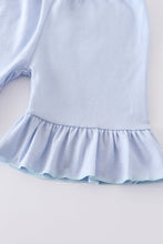 White floral print ruffle girl set - ARIA KIDS