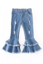 Blue double layred denim jeans - ARIA KIDS
