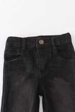 Black tassel denim jeans - ARIA KIDS