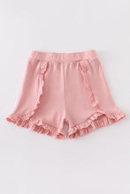 Light pink ruffle girl shorts