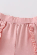 Light pink ruffle girl shorts