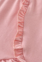 Light pink ruffle girl shorts
