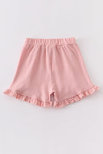 Light pink ruffle girl shorts