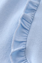Blue ruffle girl shorts - ARIA KIDS