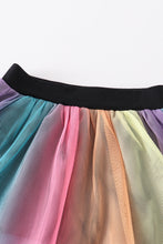 Rainbow girl tutu skirt