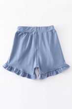 Navy ruffle girl shorts - ARIA KIDS