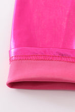 Magenta metallic bike girl pants - ARIA KIDS