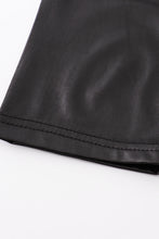Black metallic bike shorts