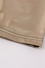 Gold metallic bike shorts - ARIA KIDS
