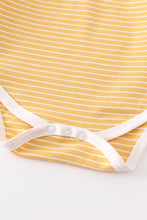 Mustard stripe ruffle baby 3pc set - ARIA KIDS