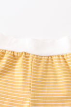 Mustard stripe ruffle baby 3pc set - ARIA KIDS