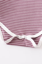 Purple stripe ruffle baby 3pc set - ARIA KIDS