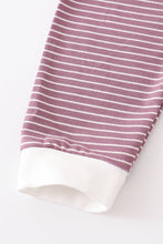 Purple stripe ruffle baby 3pc set - ARIA KIDS