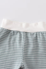 Green stripe baby 3pc set