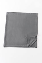 Charcoal baby bamboo swaddle blanket - ARIA KIDS