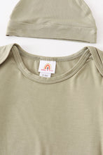 Sage bamboo baby 2pc gown