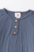 Blue bamboo pajamas set - ARIA KIDS