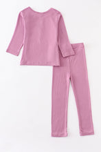Lilac bamboo pajamas set