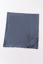 Navy baby bamboo swaddle blanket