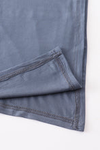 Navy baby bamboo swaddle blanket