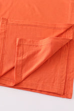 Orange baby bamboo swaddle blanket - ARIA KIDS