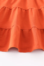 Orange tiered dress - ARIA KIDS