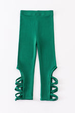 Green hollow out legging - ARIA KIDS