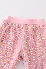 Pink sequin girl pants - ARIA KIDS