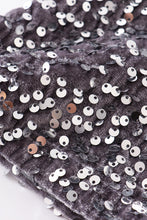Grey sequin girl pants