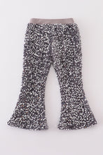 Grey sequin girl pants