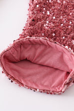 Rose sequin girl pants
