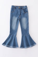 Navy bell girl denim jeans
