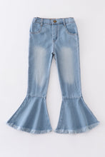 Grey bell girl denim jeans - ARIA KIDS