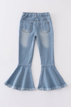 Grey bell girl denim jeans - ARIA KIDS