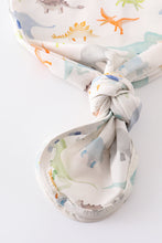 Dinosaur print bamboo baby gown set - ARIA KIDS