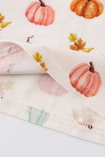 Pumpkin print bamboo pajamas set - ARIA KIDS