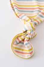 Multicolored stripe bamboo baby gown set - ARIA KIDS
