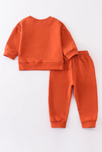 Orange sweatshirt & sweatshirt & pants set - ARIA KIDS
