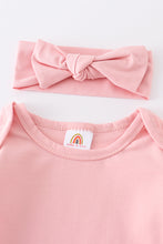 Pink head band baby gown - ARIA KIDS