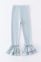 Light blue ruffle double layered pants - ARIA KIDS