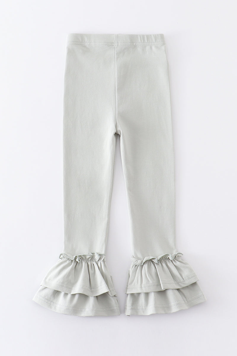 Mint ruffle double layered pants - ARIA KIDS